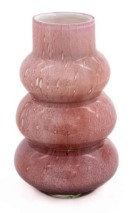 Vase Vita h28 d18 Pink Bubbles